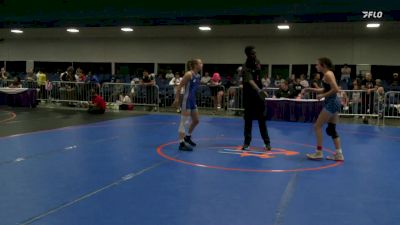 100 lbs Consolation - Riley Karwowski, PA vs Peggy Susan Dean, CO