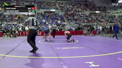 150 lbs Champ. Round 1 - Matthew Senn, Fairfield vs Riley Kling, North Miami