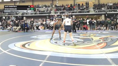 120 lbs 3rd Place - Jack Sabatelli, Toll Gate vs Ryan Morales, Hope