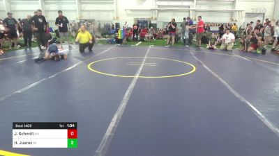 80-J lbs Round Of 32 - Jake Schmitt, WV vs Hudson Juarez, MI