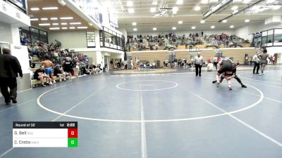 184 lbs Round Of 32 - Gavin Bell, Ohio State vs Cael Crebs, Navy