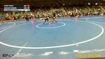 96 lbs Consi Of 8 #2 - Nixen Thiele, Mantanano Training Center (MTC) vs Zachary Madrid, Lincoln Christian