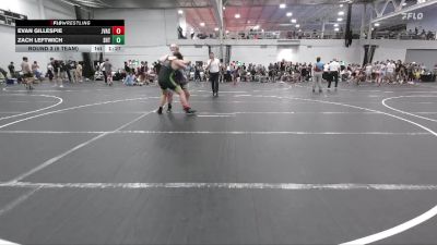 215 lbs Round 3 (6 Team) - Evan Gillespie, JV All Stars vs Zach Leftwich, Team Shutt