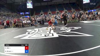 106 lbs Rnd Of 64 - Case Bell, Indiana vs Austin Brown, Missouri