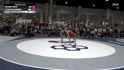 65 lbs Champ. Round 2 - Braden Priest, Driller Wrestling Club vs Christian Herrera, Wyoming Wrestling Reg Training Ctr