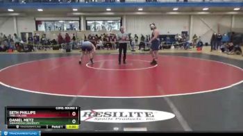 285 lbs Cons. Round 3 - Daniel Metz, Shenandoah University vs Seth Phillips, Thiel College