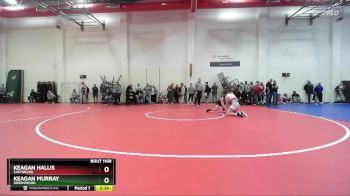 126 lbs Champ. Round 2 - Keagan Hallis, Eastbrook vs Keagan Murray, Greenwood