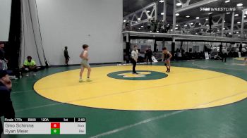 120A lbs Final - Gino Schinina, Scorpions vs Ryan Meier, Blair Academy