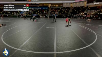 170 lbs Champ. Round 1 - Jayda Lasalle, Mason City vs Grady Woods, Williamsburg