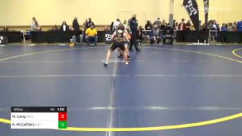 120 lbs Prelims - Mason Lang, Penn Trafford vs Keegan McCaffery, Milton