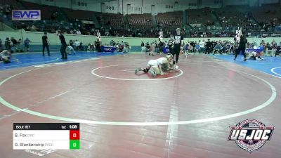 80 lbs Semifinal - Baze Fox, Cowboy Wrestling Club vs Oakley Blankenship, Prodigy Elite Wrestling