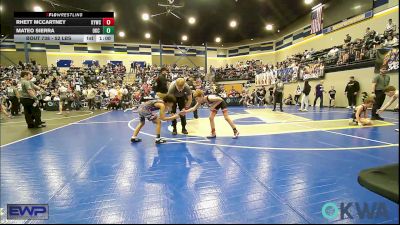 64 lbs Consi Of 8 #2 - Rhett McCartney, Kiefer Youth Wrestling Club vs Mateo Sierra, OKC Saints Wrestling