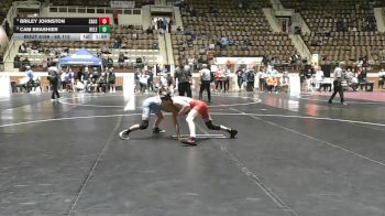 6A 113 lbs Quarterfinal - Briley Johnston, Saraland vs Cam Brashier, Helena