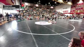 157 lbs Cons. Semi - Daxton Pope, Cokeville vs Loomis Alexander, Greybull/Riverside