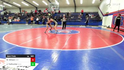 120 lbs Semifinal - Mckenna Wilson, Union Girls JH vs Jordyn Todhunter, Broken Arrow Girls