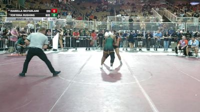 170 lbs Champ. Round 1 - Tor`Rina Rushing, Mosley vs Isabella Mcfarlane, King