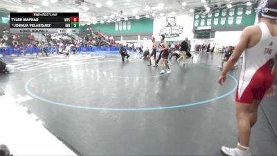 113 lbs Cons. Round 3 - Tyler Mafnas, Mt Carmel vs Joshua Velasquez, Heritage