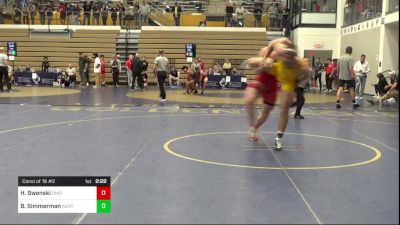 285 lbs Consi Of 16 #2 - Hogan Swenski, Ohio State vs Brentan Simmerman, Kent State