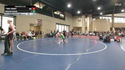 138 lbs Champ. Round 3 - Trevor Wicks, T vs Trey Denny, Stronghold Wrestling Club