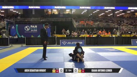Isaiah Antonio Leonor vs Aden Sebastian Wright 2025 Pan Kids Jiu-Jitsu IBJJF Championship
