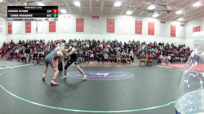 138 lbs Champ. Round 1 - Chris Paradise, West Geauga vs Kaiden Oliver, Akron Springfield