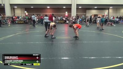 101 lbs Round 1 - Zain Beasley, Blackman Wrestling vs Conner Shepherd, Somerset Wrestling Club