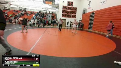 215B Round 5 - Tucker Sides, Natrona County vs Ashton Orthman, Hardin