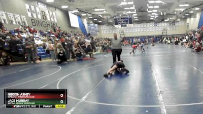 85 lbs Cons. Round 3 - Jace Murray, Uintah Jr High Wrestling vs Gibson Ashby, Wasatch Wrestling Club