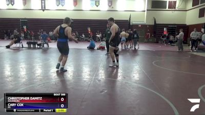 16UB-13 lbs Rr1 - Christopher Damitz, Galesburg vs Cary Cox, PV