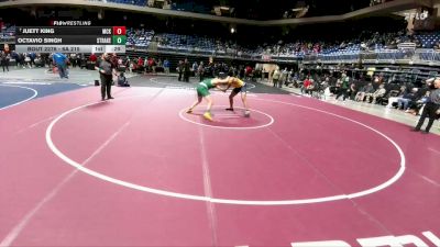 6A 215 lbs Cons. Round 2 - Juett King, McKinney vs Octavio Singh, Houston Strake Jesuit College Prep