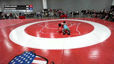 100 lbs Ryker Leonard, Ohio Scarlet FS vs Rhoan Rambo, Oklahoma Blue