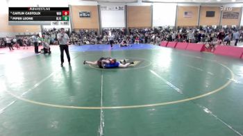 126 lbs Round Of 16 - Caitlin Castoldi, Woburn vs Piper Leone, Belfast High School