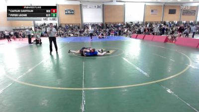 126 lbs Round Of 16 - Caitlin Castoldi, Woburn vs Piper Leone, Belfast High School
