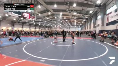 92 lbs Cons. Round 3 - Titus Tyner, Cardinal Wrestling Club vs Aydan Vice, Katy Area Wrestling Club