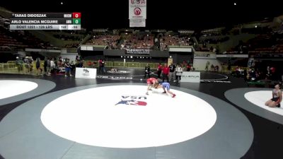 126 lbs Cons. Rd Of 32 - Taras Didoszak, Monterey High School Wrestling vs Arlo Valencia McGuire, Apex Wrestling Academy