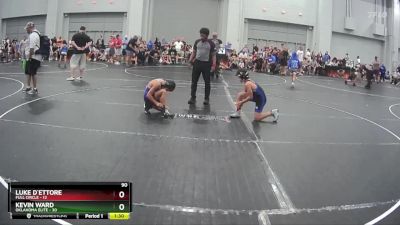 90 lbs Round 9 (10 Team) - Luke D`Ettore, Full Circle vs Kevin Ward, Oklahoma Elite