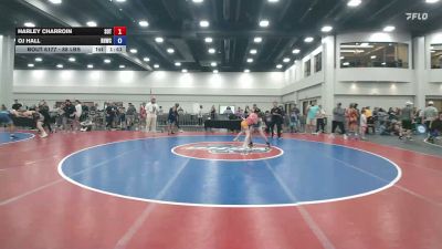88 lbs Cons. Semis - Harley Charroin, Sons Of Thunder vs OJ Hall, Richmond Hill Wrestling Club