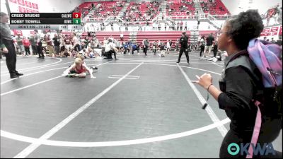 73 lbs Quarterfinal - Creed Bruens, Carl Albert vs Bobby Tidwell, D3 Wrestling Cluib