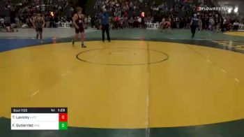 157 lbs Consolation - Taaron Lavicky, Axtell vs Fernando Gutierriez, O'Neill Eagles