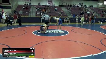 157 lbs Round 2 - Javen Butler, Jasper vs Cage Mcisaac, Mortimer Jordan HS