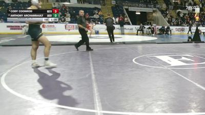 165 lbs Consi Of 4 - Cody Coonrod, Northbridge vs Anthony Archambault, Andover