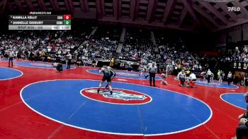 120 lbs Champ. Round 1 - Jannelle Sidbury, Kennesaw Mountain vs Kamilla Kelly, Collins Hill