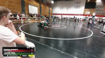 100 lbs Quarterfinal - Louden Rees, Lincoln Middle School vs Bhodin Barnett,, Dean Morgan