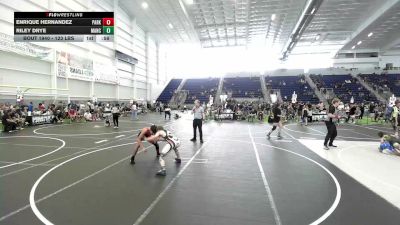 123 lbs Consi Of 4 - Enrique Hernandez, Parker Invictus WC vs Riley Drye, Mancos Bluejays