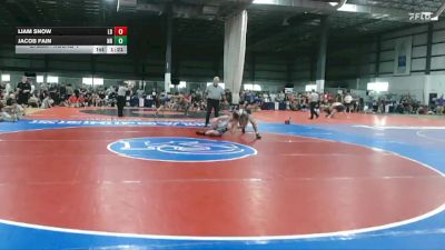 138 lbs Champ. Round 1 - Liam Snow, Legacy Dragons vs Jacob Fain, Noke RTC