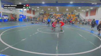 138 lbs Cons. Round 2 - Raul Ronquillo, Downey vs Ezechiel Sanchez, Arrowhead Christian Academy