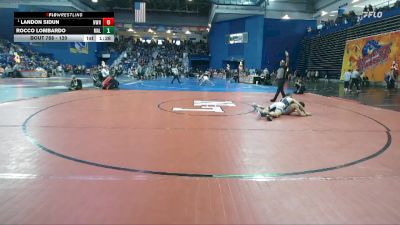 120 lbs Champ. Round 2 - Landon Sidun, Norwin vs Rocco Lombardo, Malvern Prep