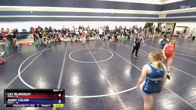 155 lbs Round 4 (6 Team) - Hallie Myers, Utah 2 vs Pepper Streight, Utah 1