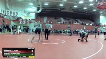 190 lbs Cons. Round 4 - Francisco Vega, Rhyno Academy Of Wrestling vs Robert J Laffoon, Unattached