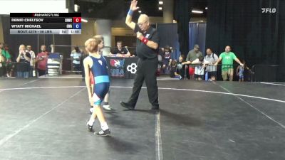 56 lbs 1st Place Match - Demid Cheltsov, Savage House Wrestling Club vs Wyatt Michael, Contenders Wrestling Academy